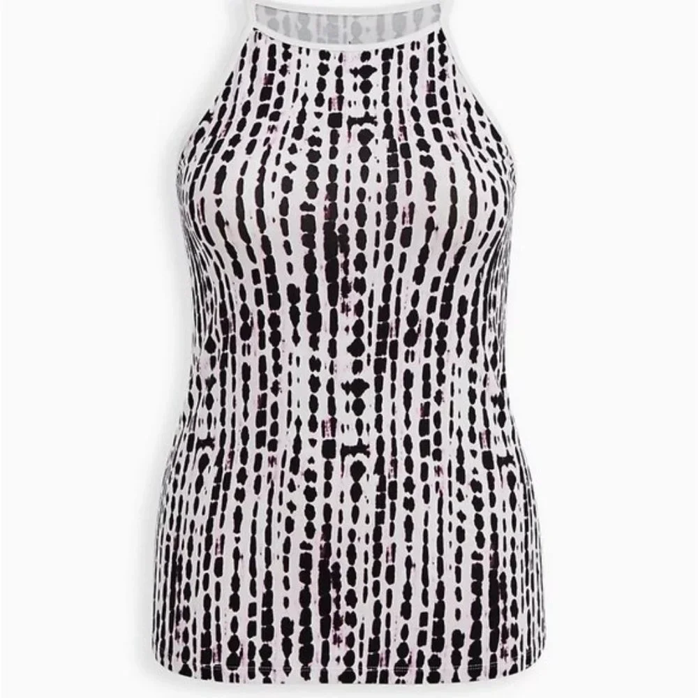 Torrid Multi Tie Dye High Neck Foxy Tank Plus 2X - Picture 5 of 8